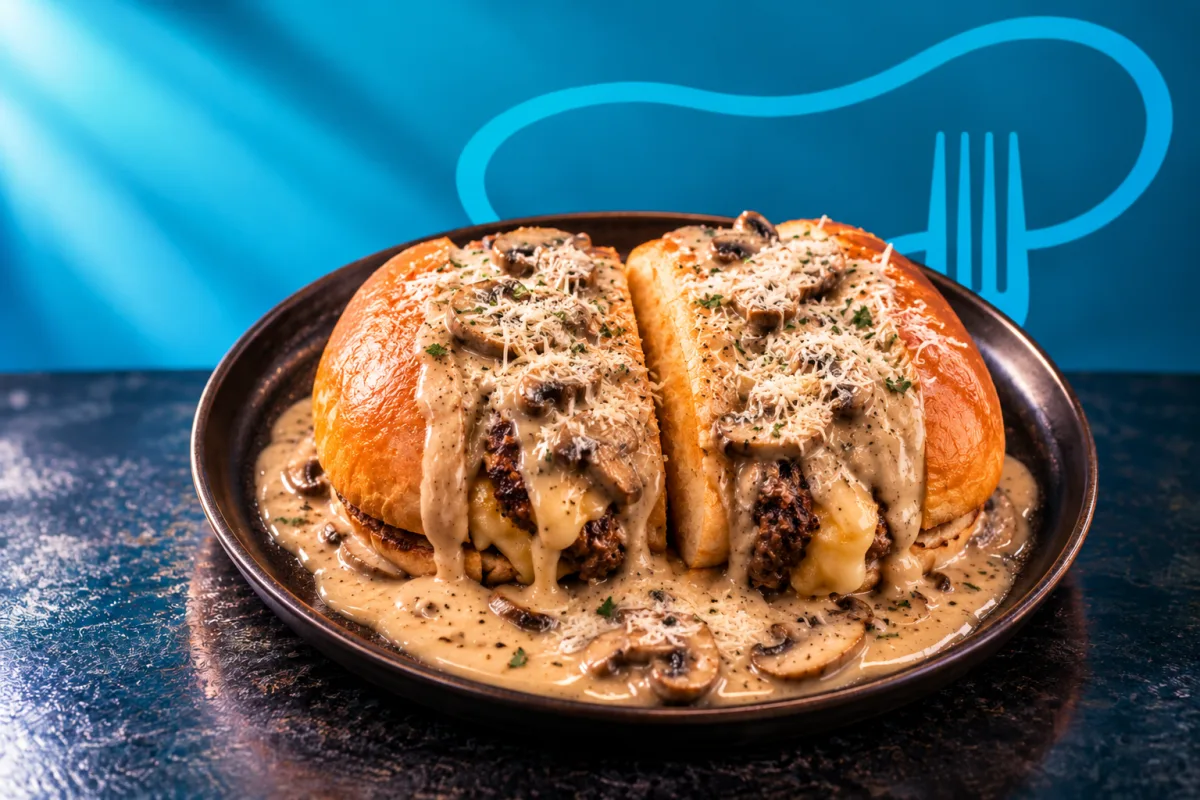 BOB beef Mushroom Burger