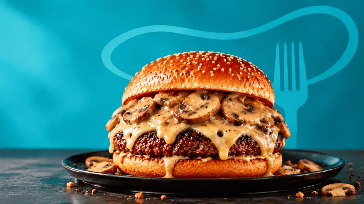 Beef Mushroom Burger