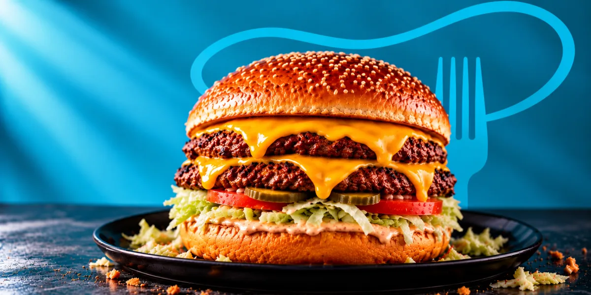 Double cheese burger